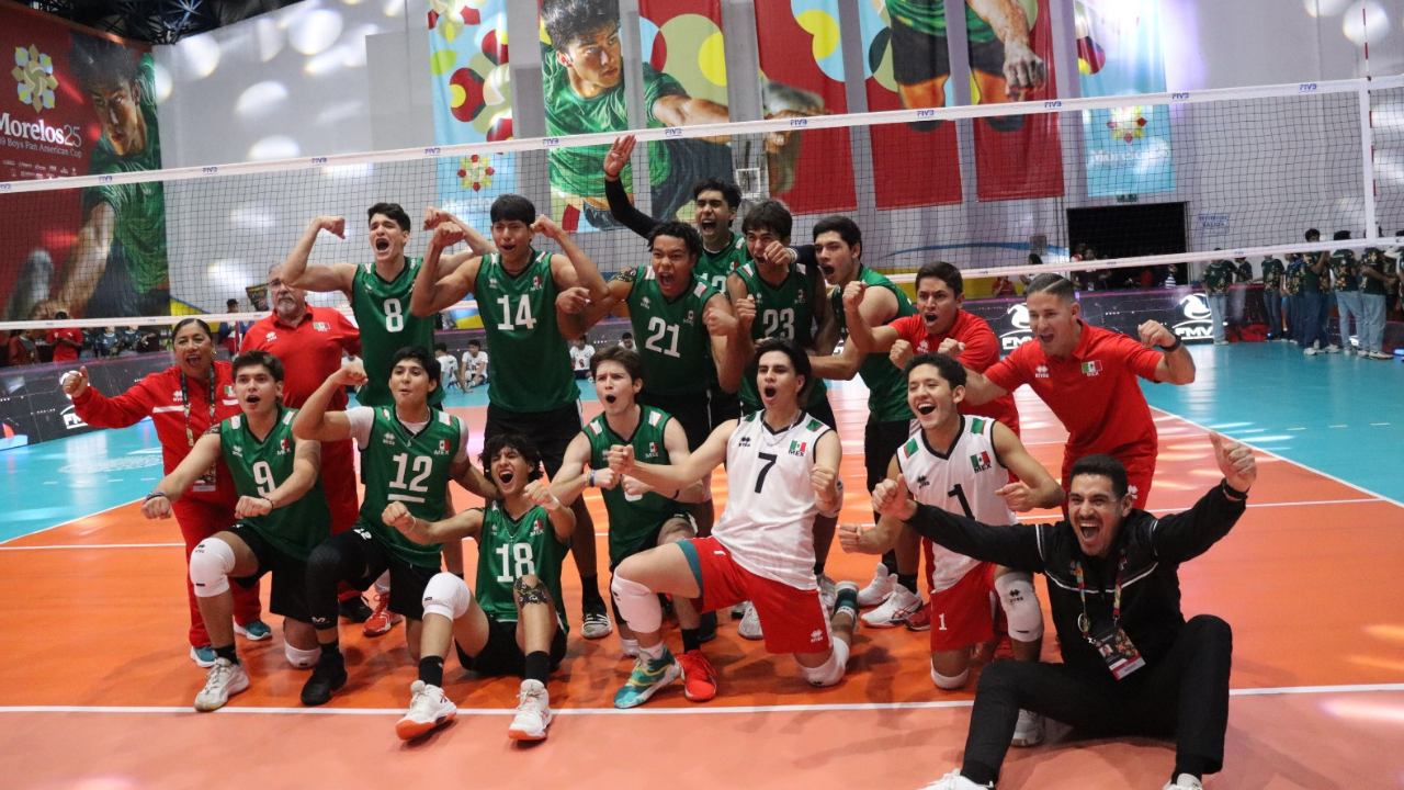 ¡Viva México! Selección de voleibol U19 vence con autoridad a Panamá