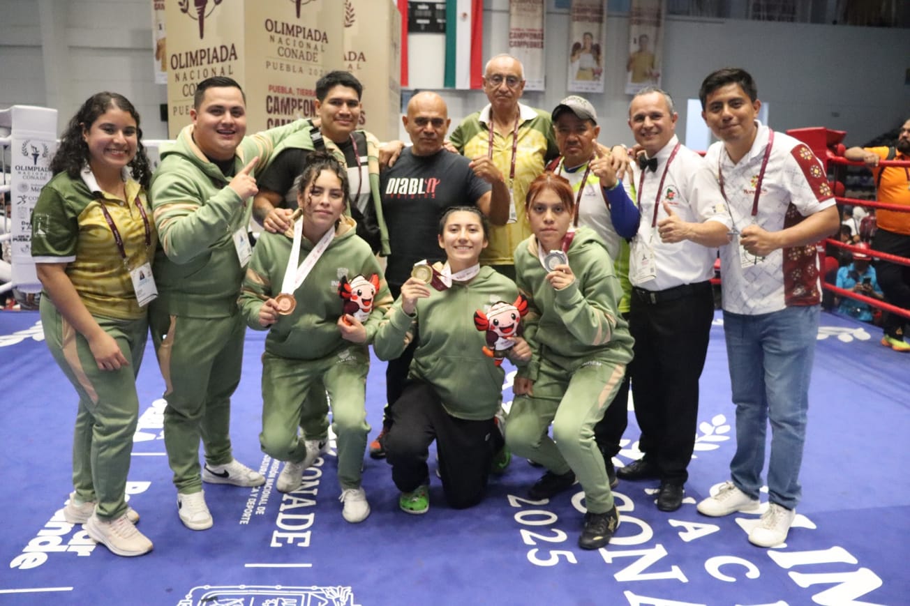 Morelenses conquistan podio en Olimpiada Nacional de Boxeo 2025