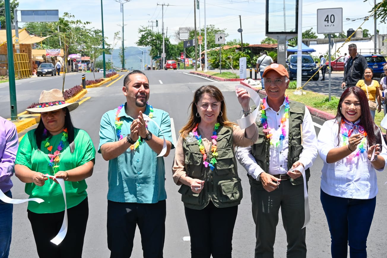 Mejora Gobierno de Morelos movilidad vial con rehabilitación del libramiento Emiliano Zapata-Temixco