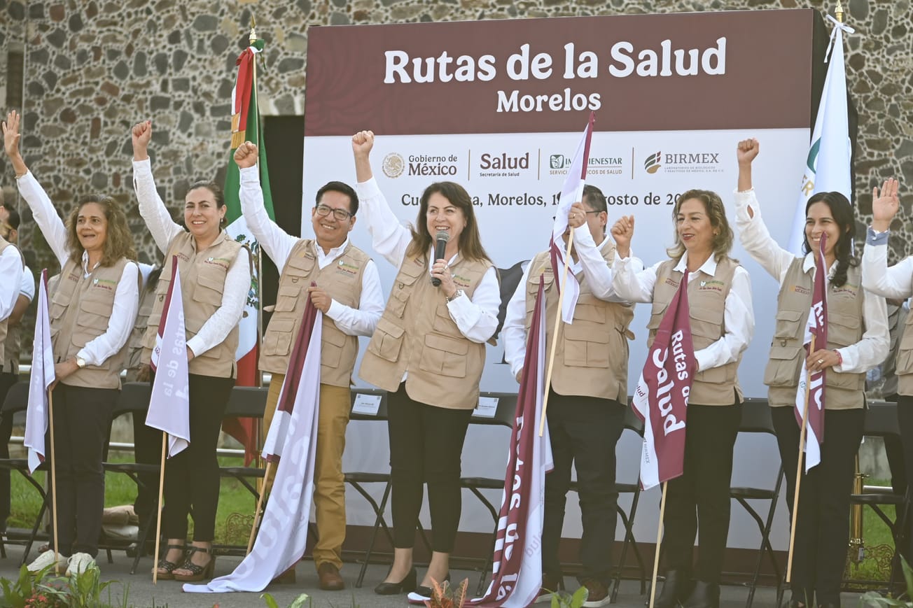 Arranca en Morelos estrategia "Rutas de la Salud"