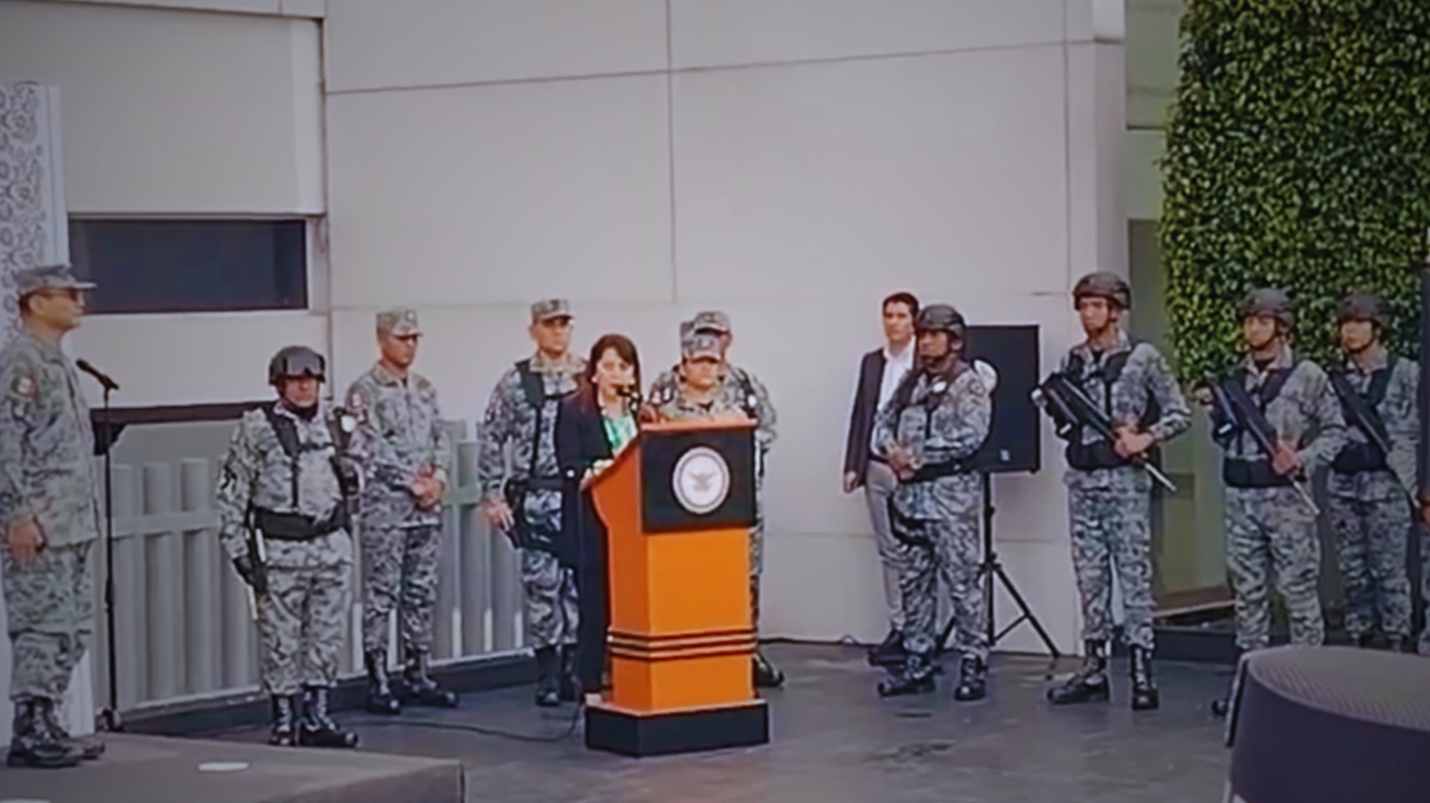 Gobernadora recibe al nuevo titular de la Guardia Nacional