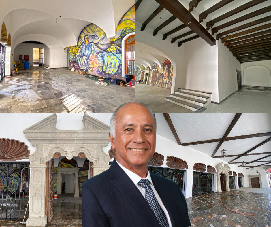 Buen avance en el mantenimiento de la antigua sede del Poder Legislativo