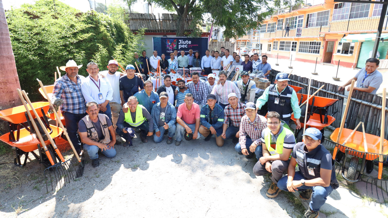 Respalda Jiutepec sectores operativos de obras y servicios públicos