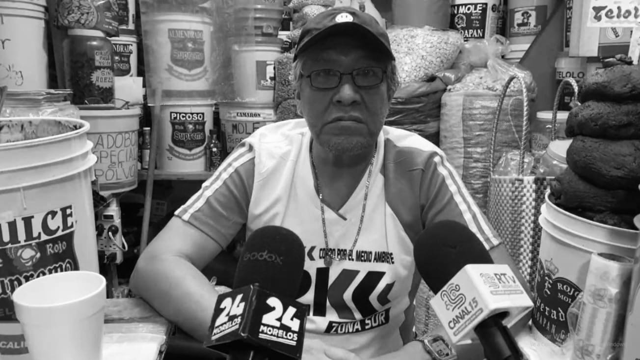 QDEP comerciante en accidente dentro del Mercado ALM de Cuernavaca