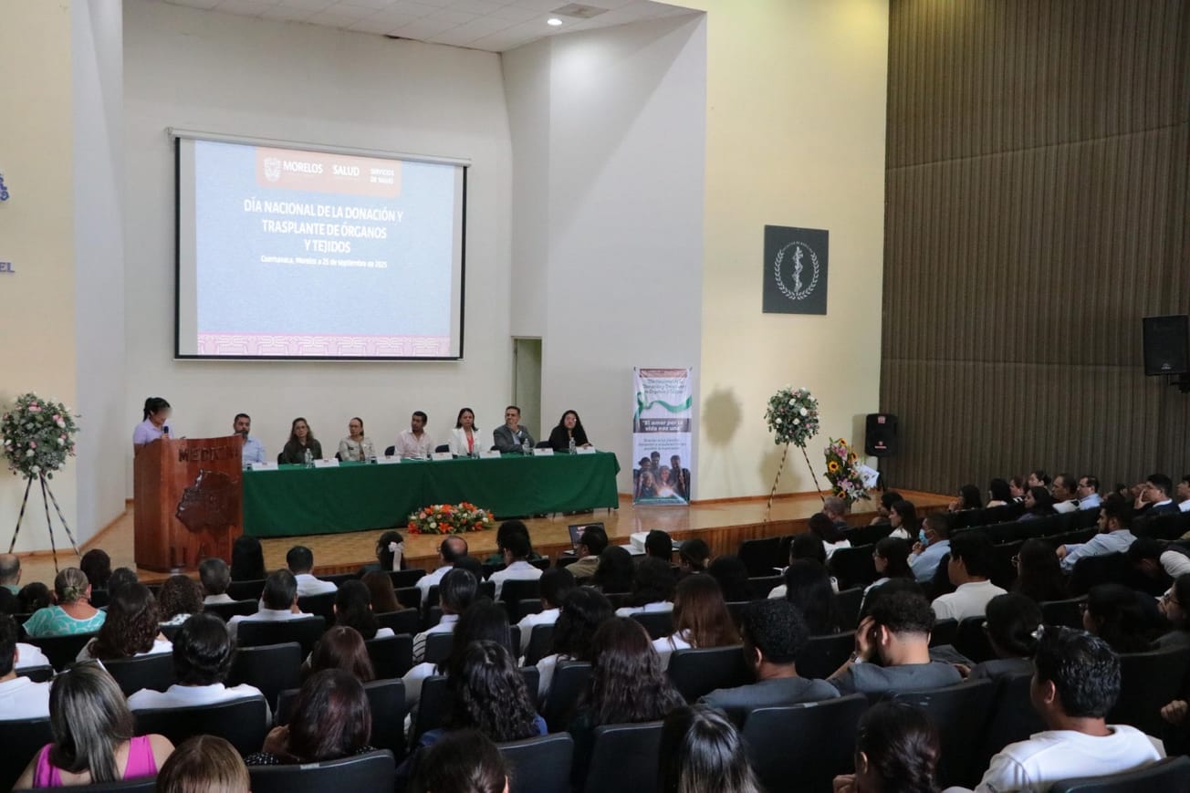 Reconocen en Morelos la generosidad  de familias donadoras de órganos y tejidos