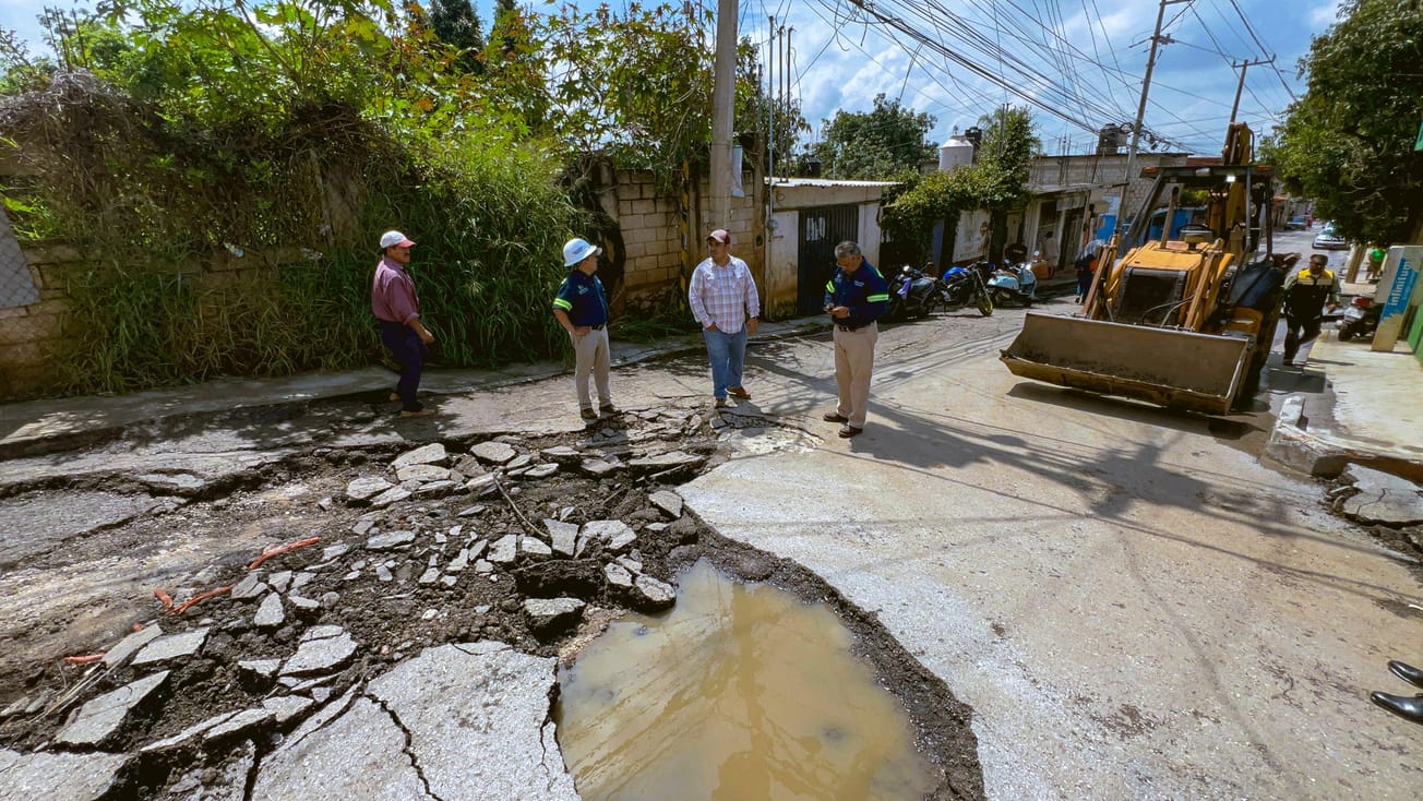 Ayuntamiento de Cuernavaca atiende daños por lluvias