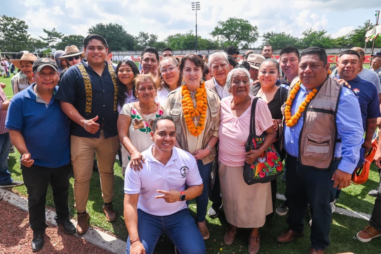 Ratifica Margarita González Saravia en Xoxocotla su compromiso de justicia y dignidad para los pueblos originarios