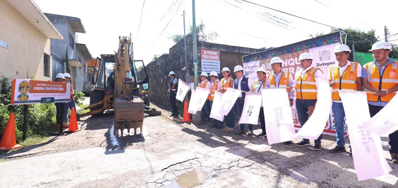 Arrancan las primeras obras públicas en Jiutepec con inversión de más de 8 millones