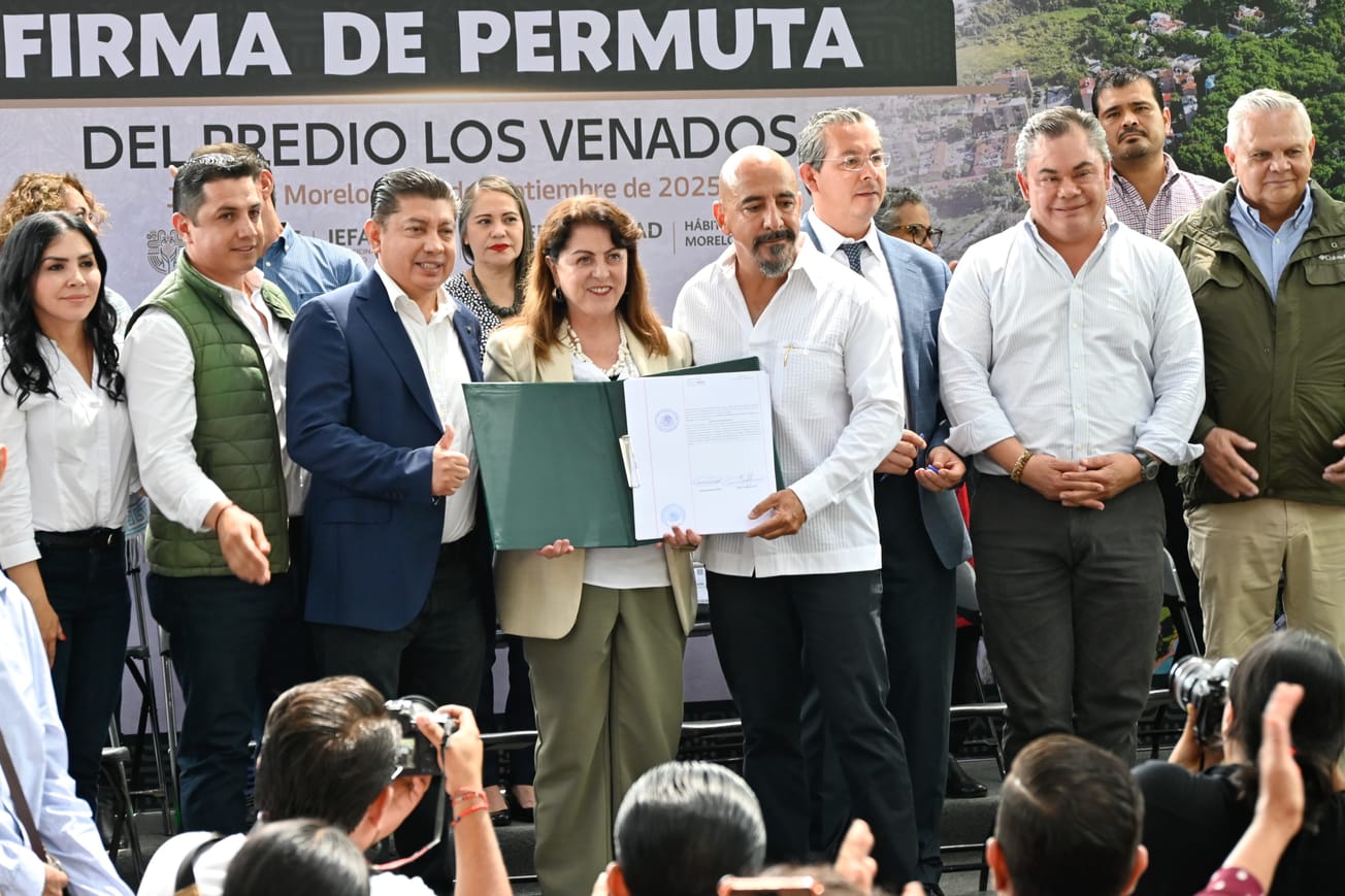 Morelos recupera 5.6 hectáreas en Jiutepec para crear el Parque Raíces “Los Venados”