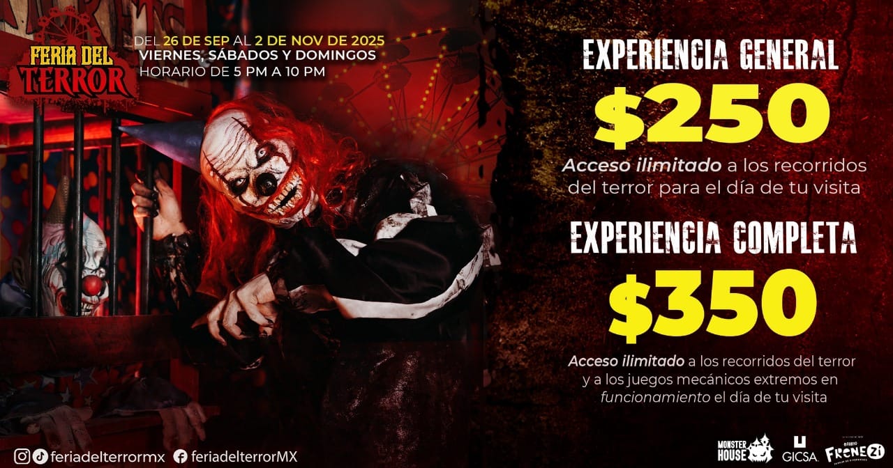 Llega la Feria del Terror a Cuernavaca