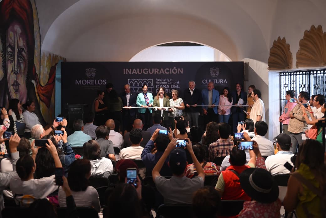 Gobierno de Morelos inaugura Auditorio y Recinto Cultural Casa del Pueblo