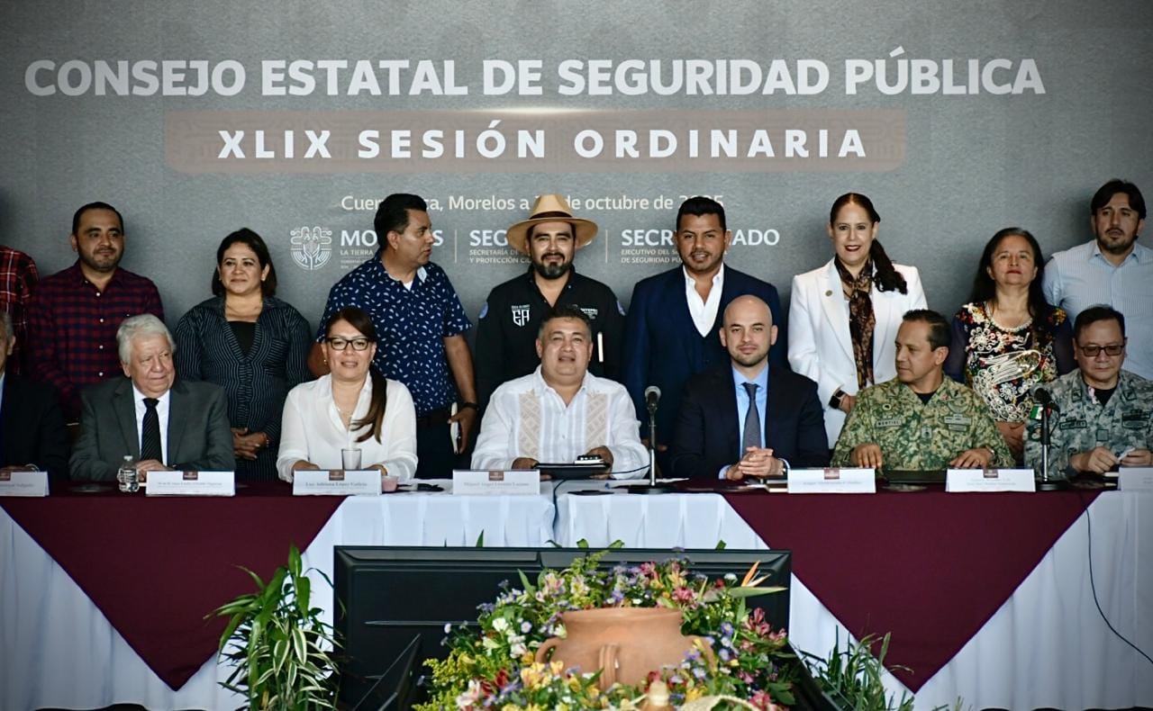 Gobierno de Morelos refuerza capacidades operativas y cooperación en seguridad