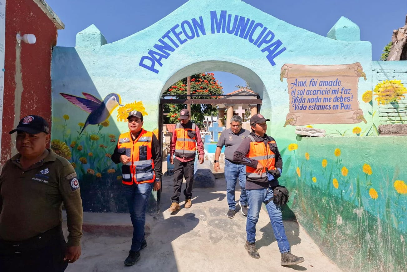 Refuerza Morelos la seguridad en panteones durante el Día de Muertos
