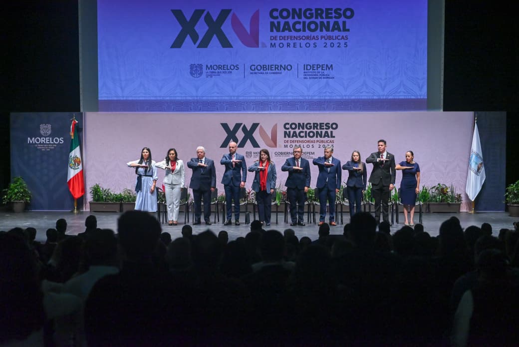 Morelos reafirma su compromiso con la justicia social durante el XXV Congreso Nacional de Defensorías Públicas