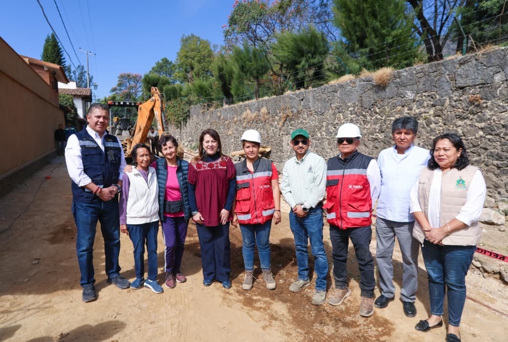 Margarita González Saravia refuerza su trabajo en Tepoztlán con obras educativas e hidráulicas