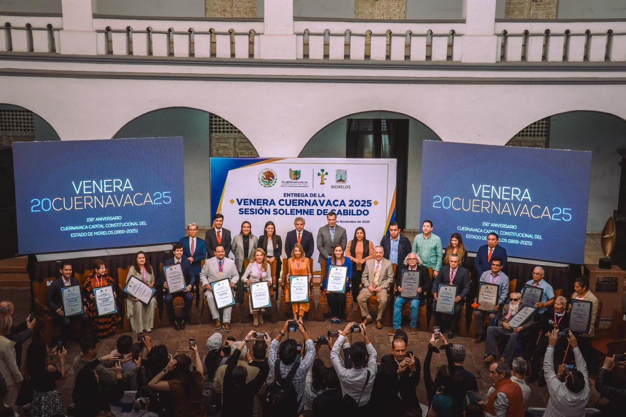 Ayuntamiento de Cuernavaca realiza la entrega de la Venera Cuernavaca 2025