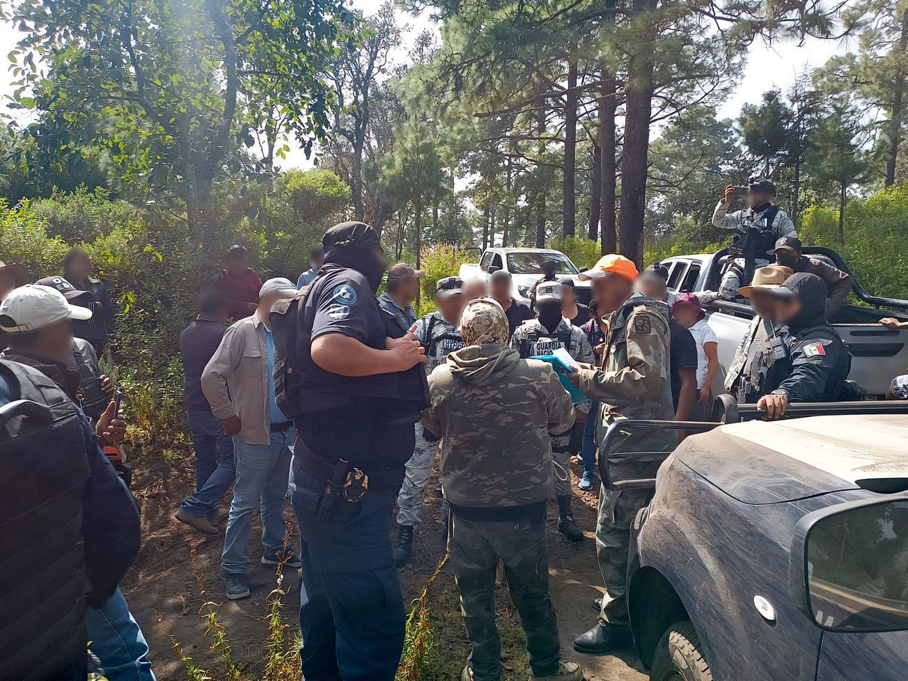 Detienen a cinco personas por cacería ilegal en el Parque Nacional El Tepozteco