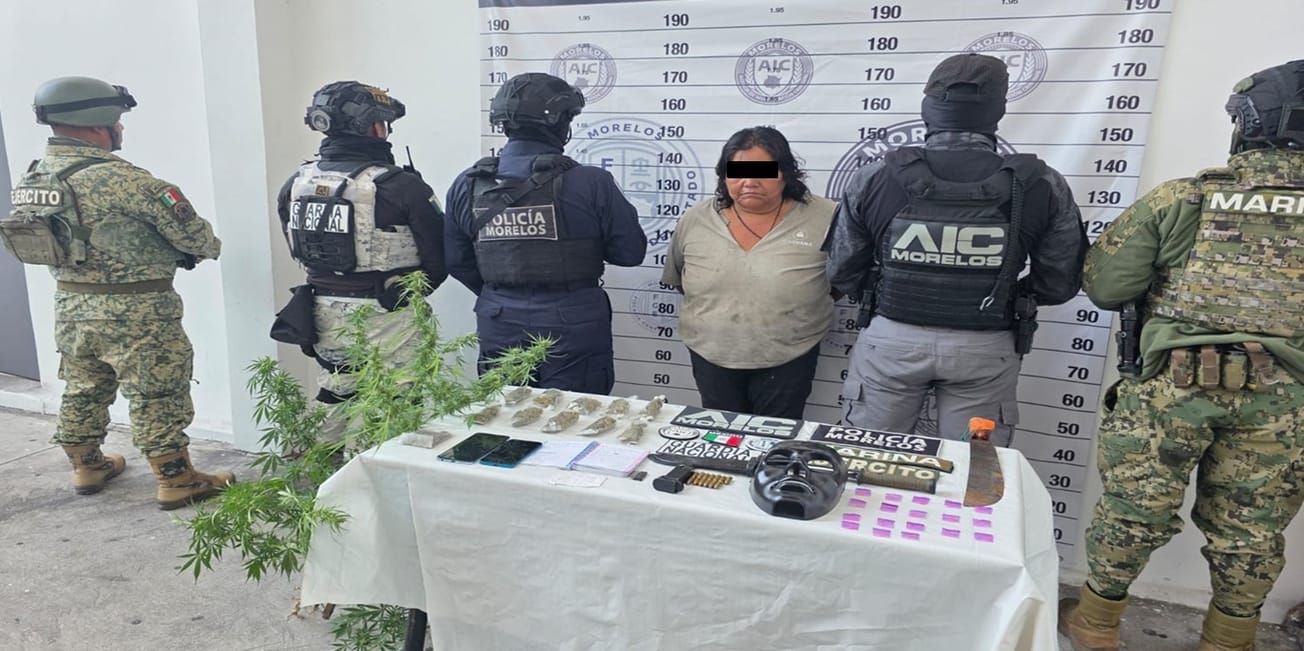 Informan detenciones relevantes como parte de las acciones de seguridad en Morelos