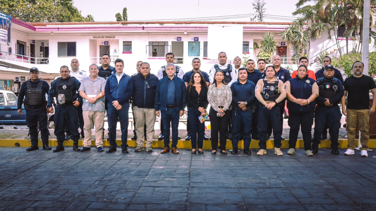 Urióstegui afianza acciones para fortalece la seguridad en Cuernavaca