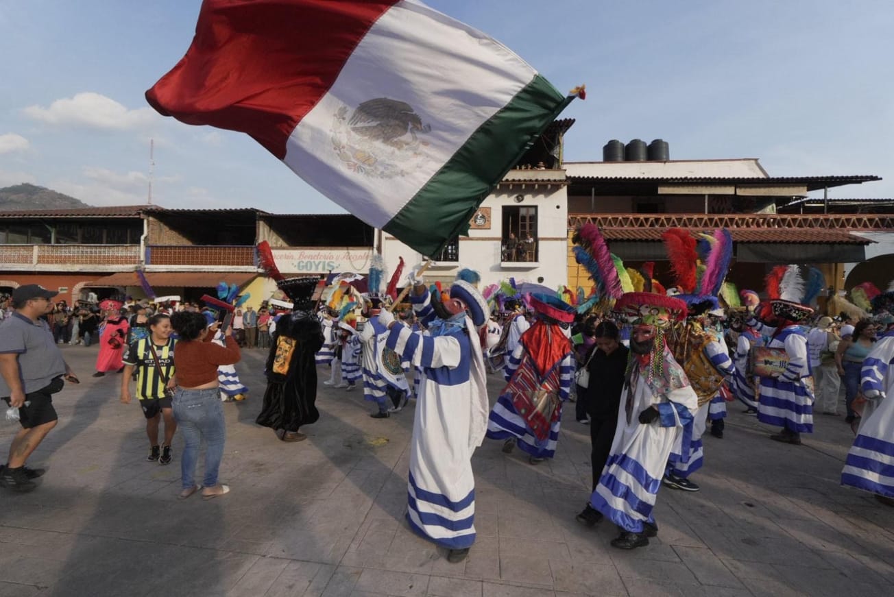 Se realiza Encuentro Cultural de Chinelos 2025 en Tepoztlán