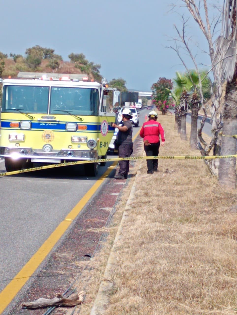 Movilización de emergencia en autopista Cuernavaca -Acapulco