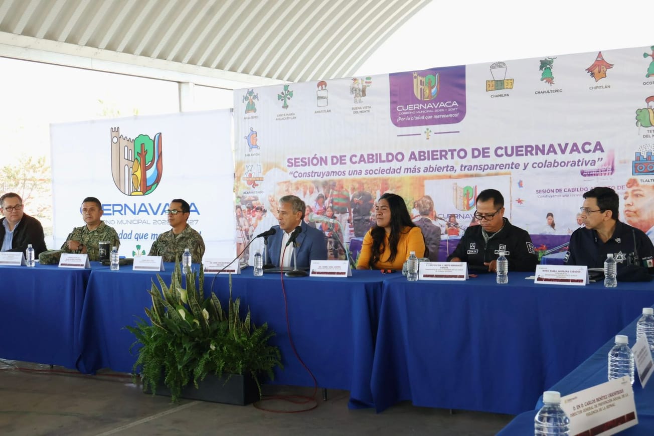 Cuernavaca refuerza estrategias de seguridad en mesa para la construcción de la paz