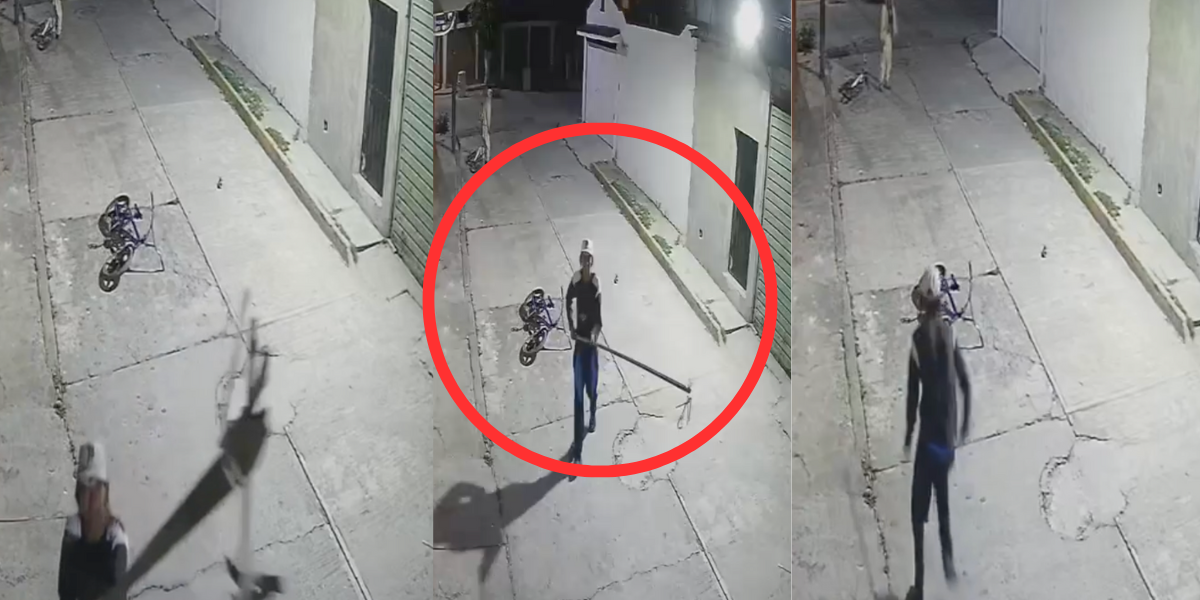 (VIDEO) Vecinos de Ciudad Chapultepec captan intento de robo de cámaras de vigilancia