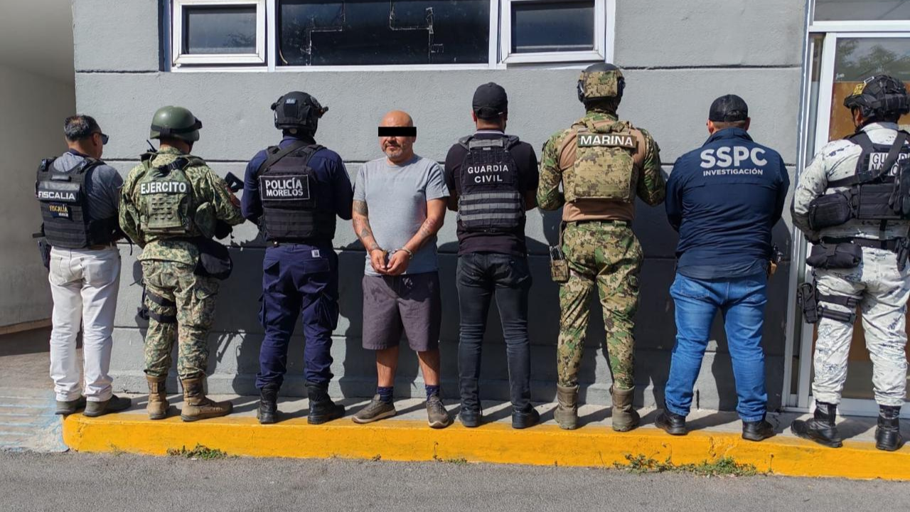 Operativo conjunto en Morelos asegura sospechoso de homicidio en Michoacán