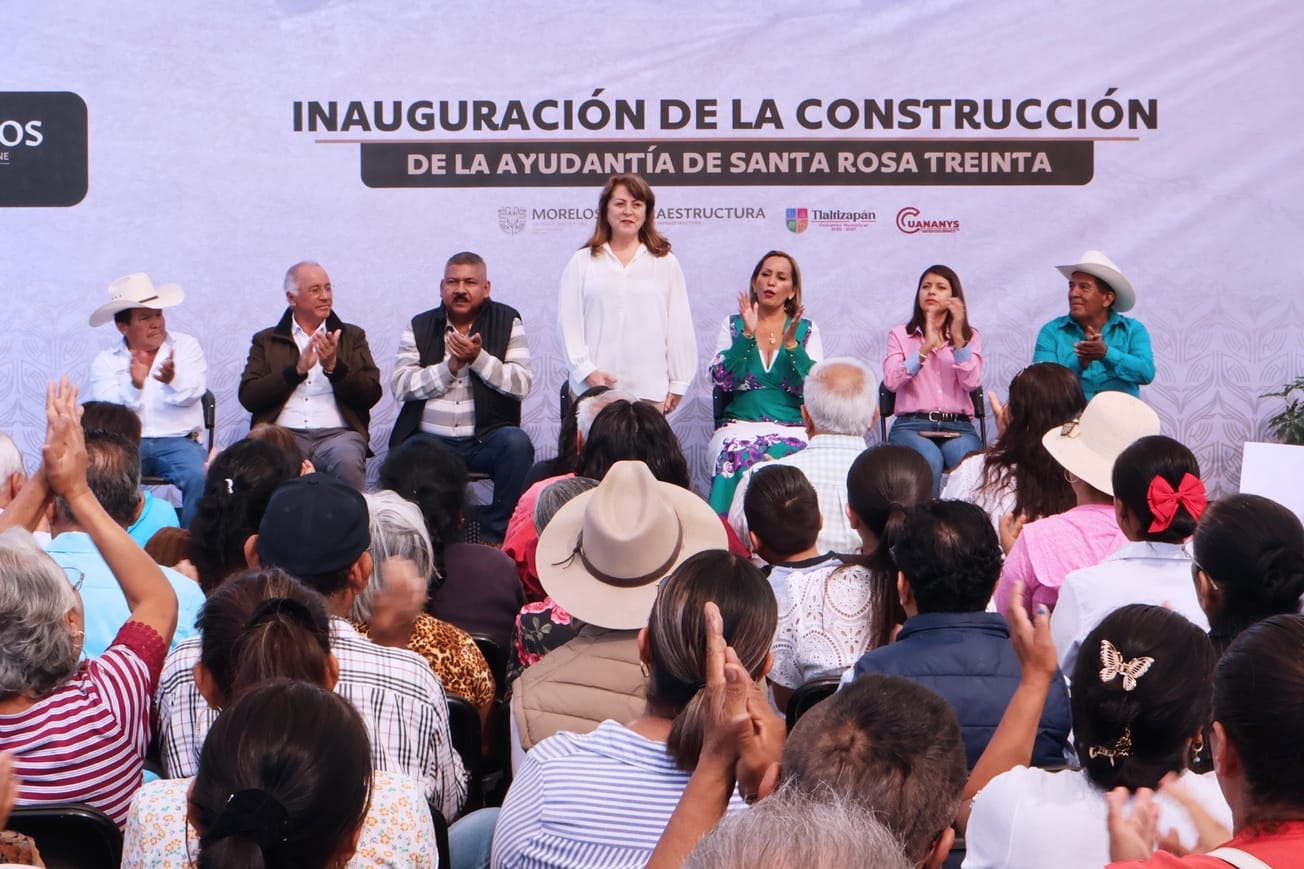 Nueva ayudantía municipal beneficia a Santa Rosa 30, en Tlaltizapán