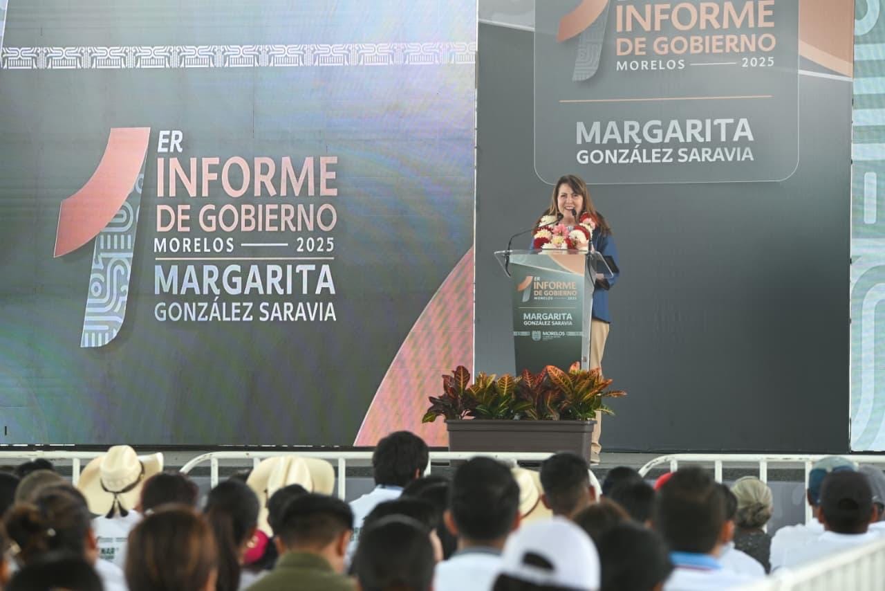Con orden, transparencia y cercanía, Margarita González rinde cuentas en Morelos