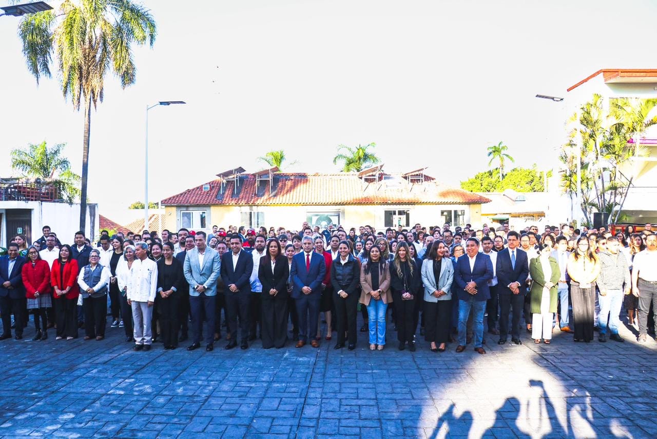 Ayuntamiento de Cuernavaca fomenta la cohesión social de actos cívicos