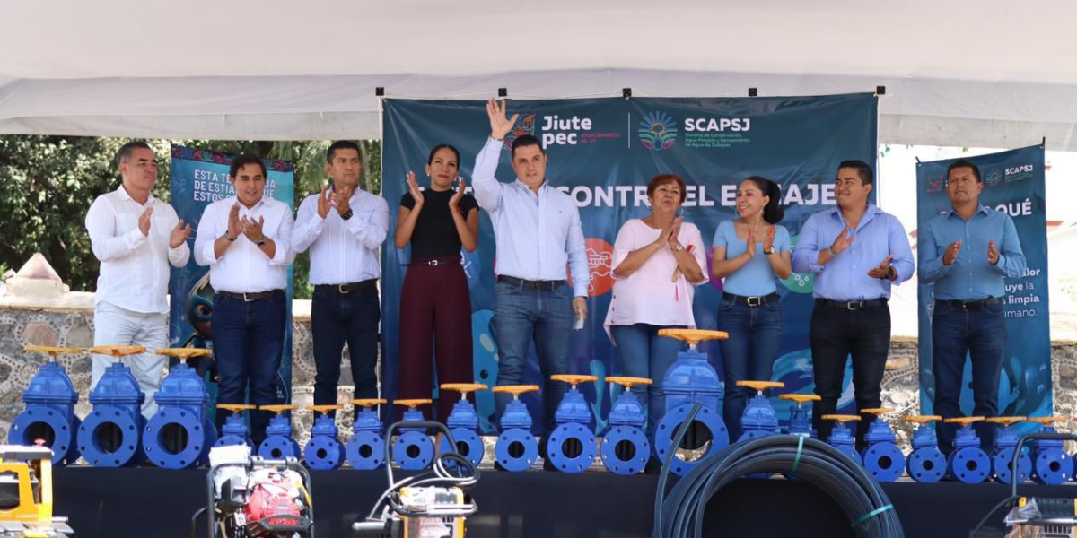 Jiutepec cumple: servicios públicos y agua potable de calidad