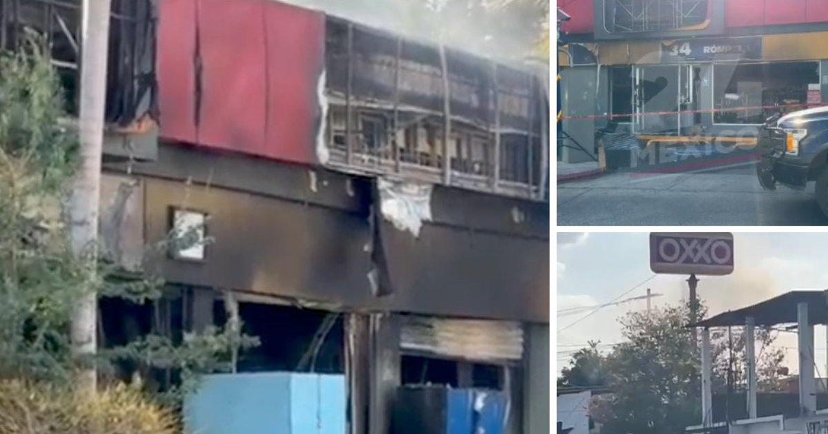 Reportan incendios en varias tiendas Oxxo este domingo en Morelos