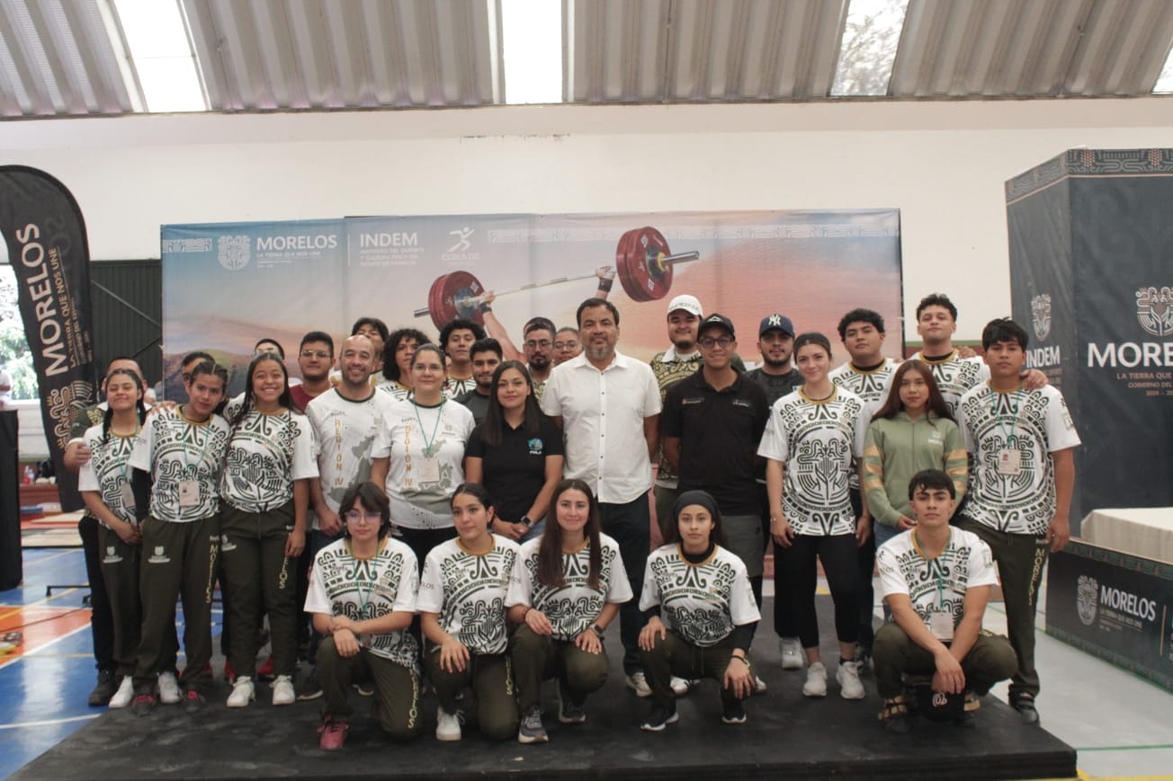 Morelos destaca como sede del regional de levantamiento de pesas rumbo a la Olimpiada Nacional 2026