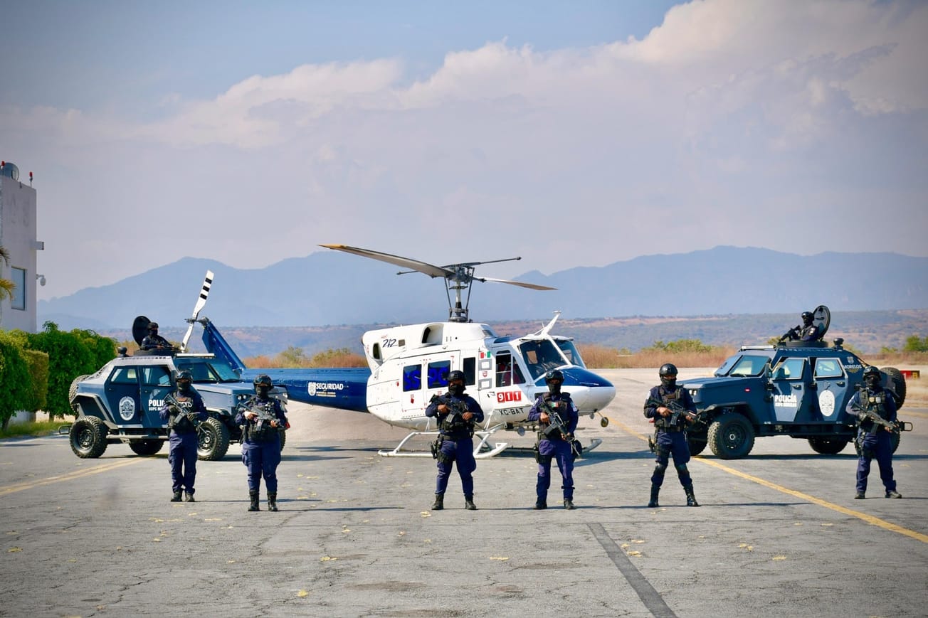Recuperan helicóptero en Morelos para seguridad y apoyo en incendios