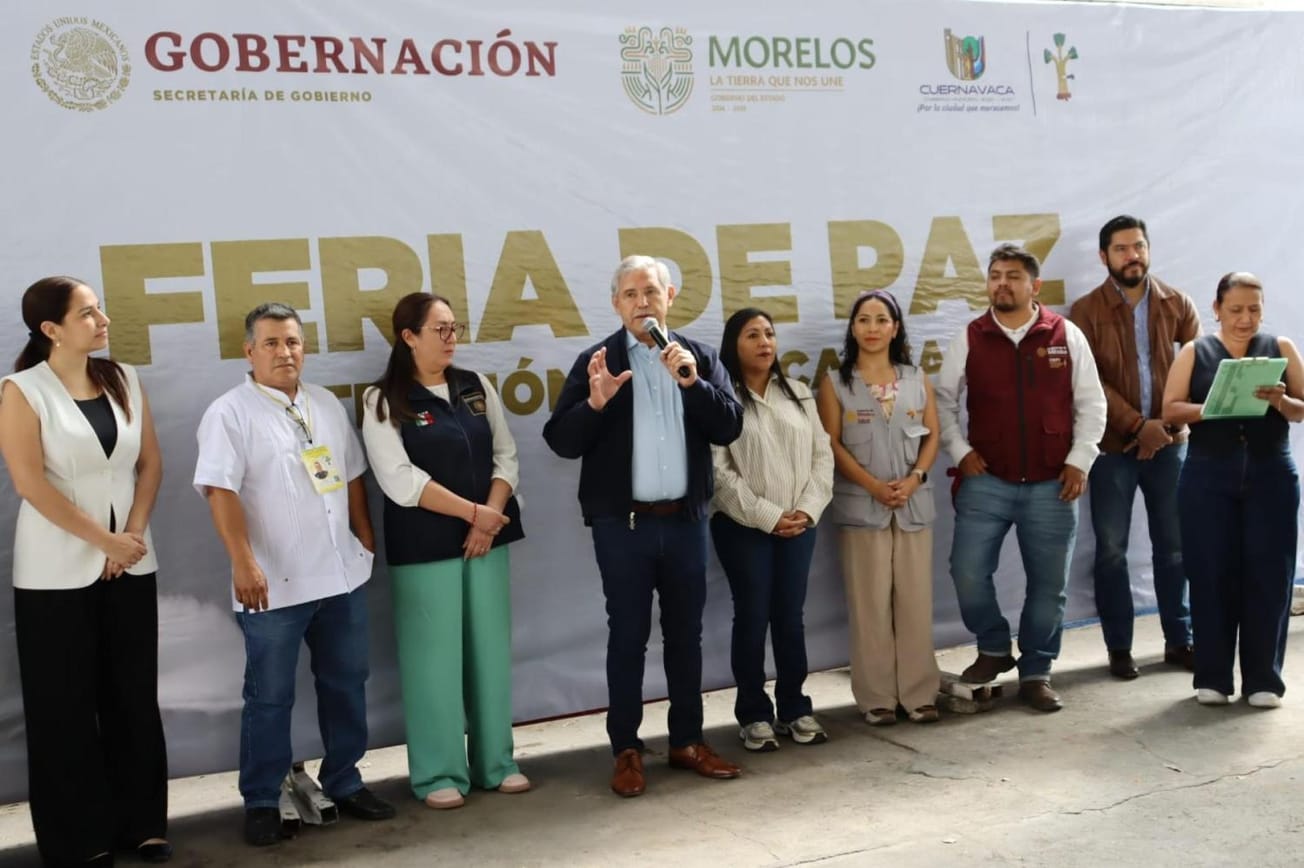 Inaugura alcalde de Cuernavaca la Feria de Paz "Atención a las causas"