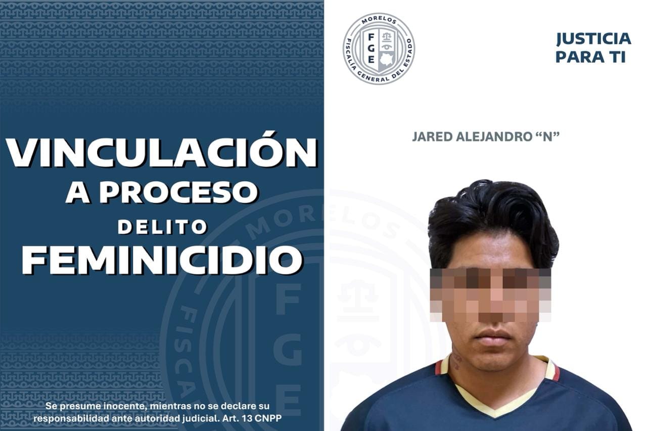Vinculan a proceso a Jared Alejandro "N" por el feminicidio de Kimberly