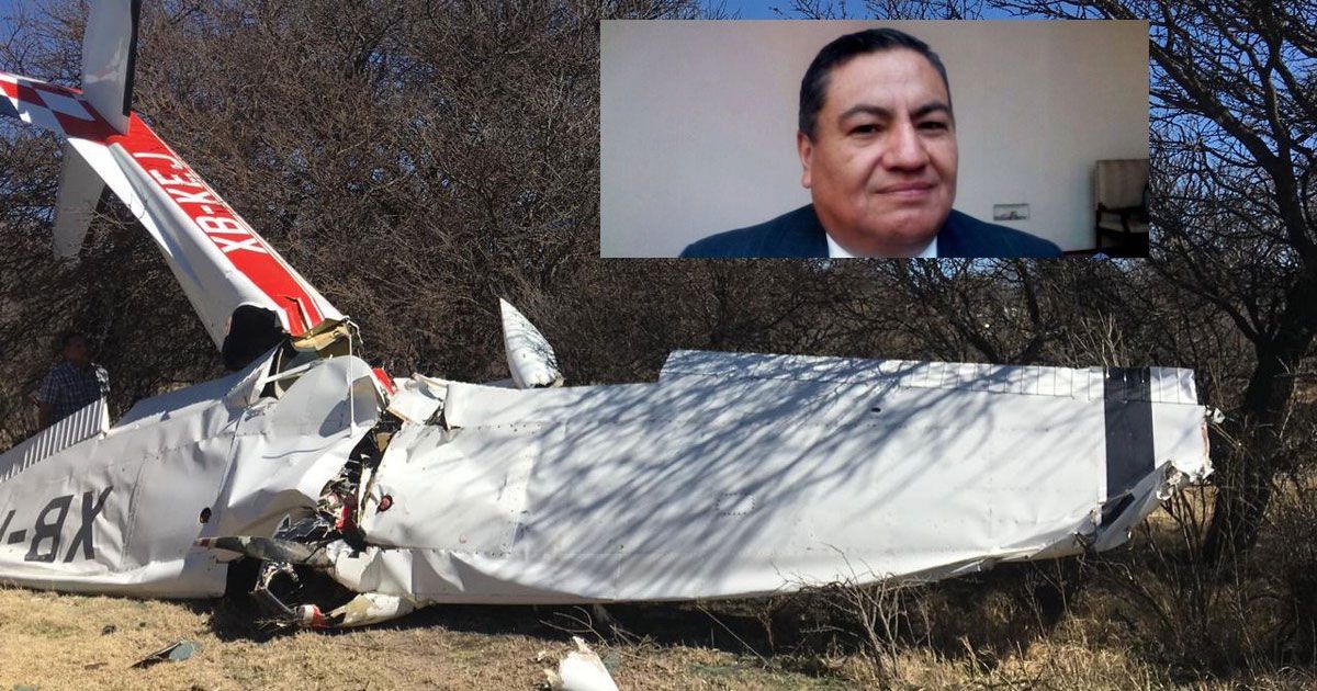 Fallece vocal del INE en desplome de avioneta