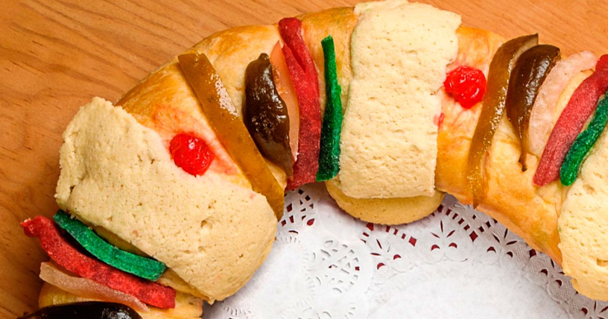 Familias consumieron roscas de reyes artesanales