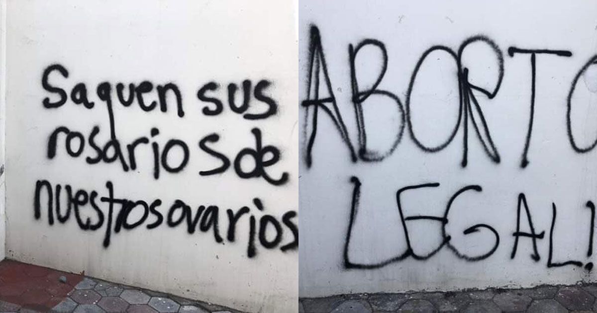 “Saquen sus rosarios de nuestros ovarios”