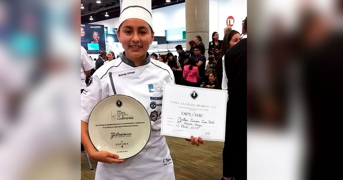 Obtiene joven morelense primer lugar en Certamen Gastronómico