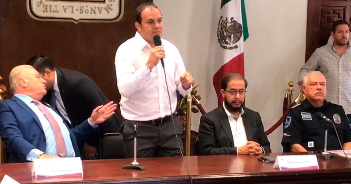 No voy a parar hasta que haya seguridad en Morelos: Cuauhtémoc Blanco