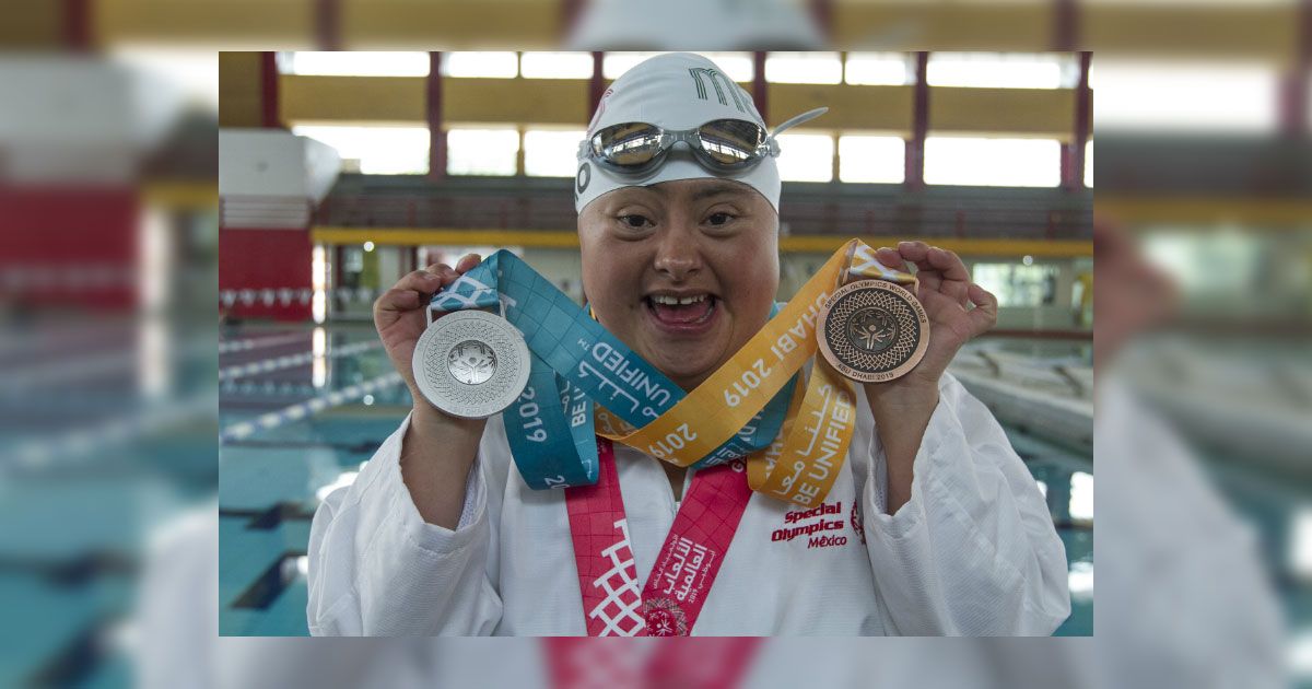 Atleta con Síndrome de Down ha ganado 250 medallas