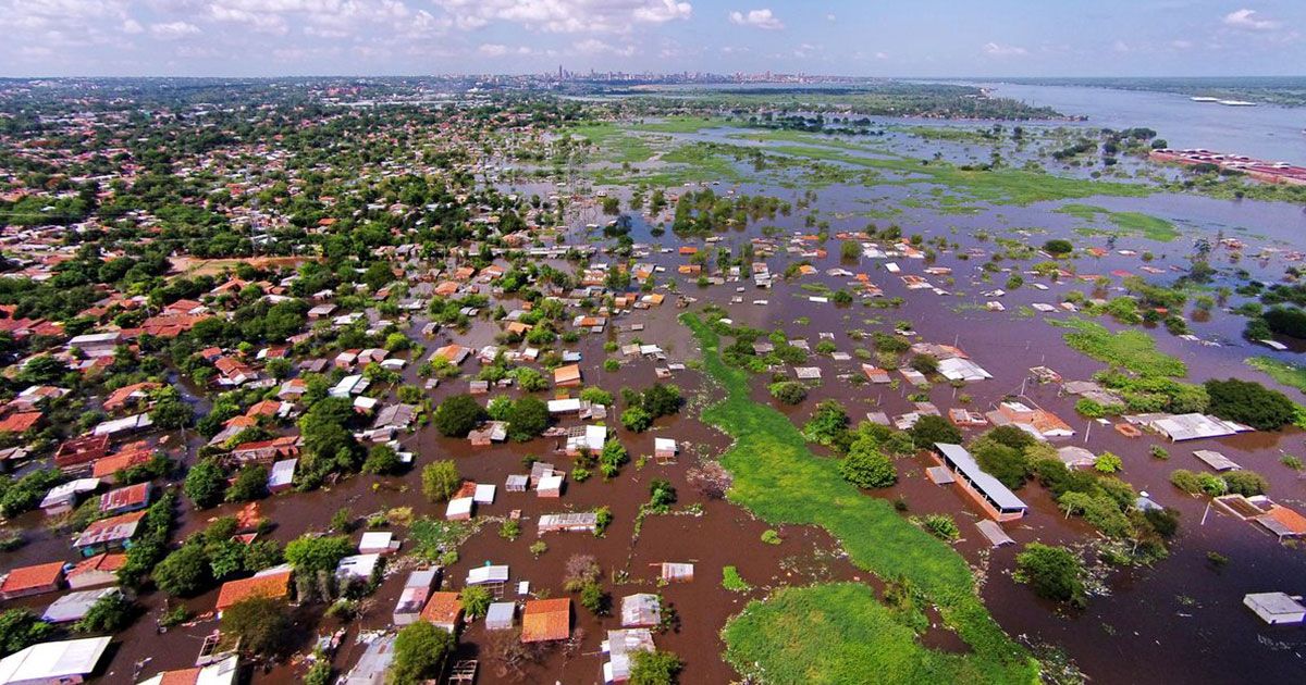 Paraguay registra fuertes inundaciones