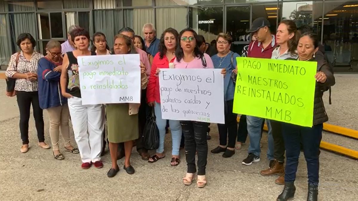 24 Morelos Mestros protestan