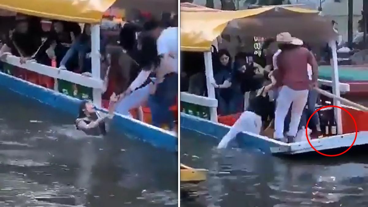 24 Morelos Mujer cae de trajinera