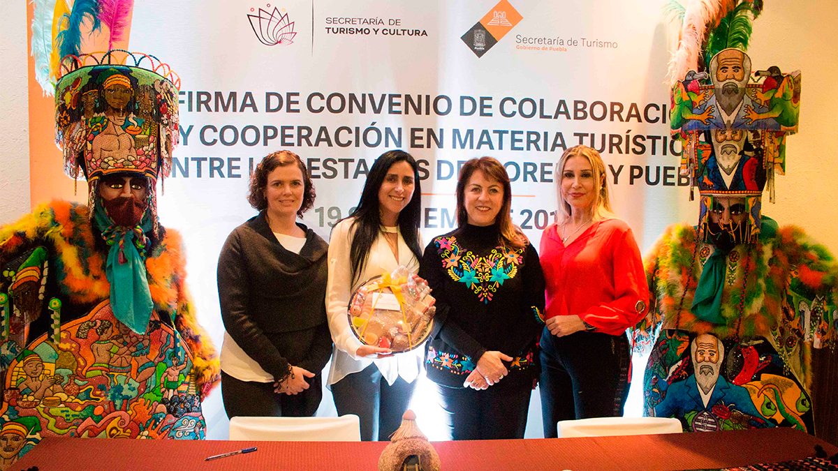Realizan convenios turísticos entre Morelos y Puebla