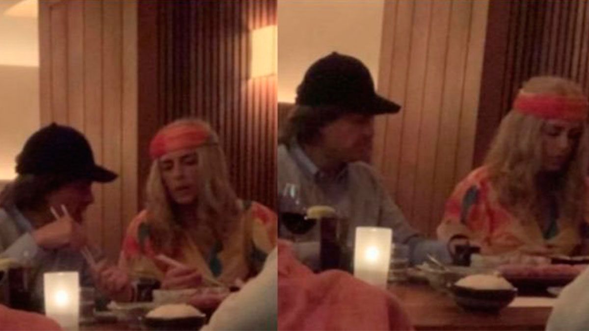 Captan a Peña Nieto y Tania Ruiz disfrazados en NY