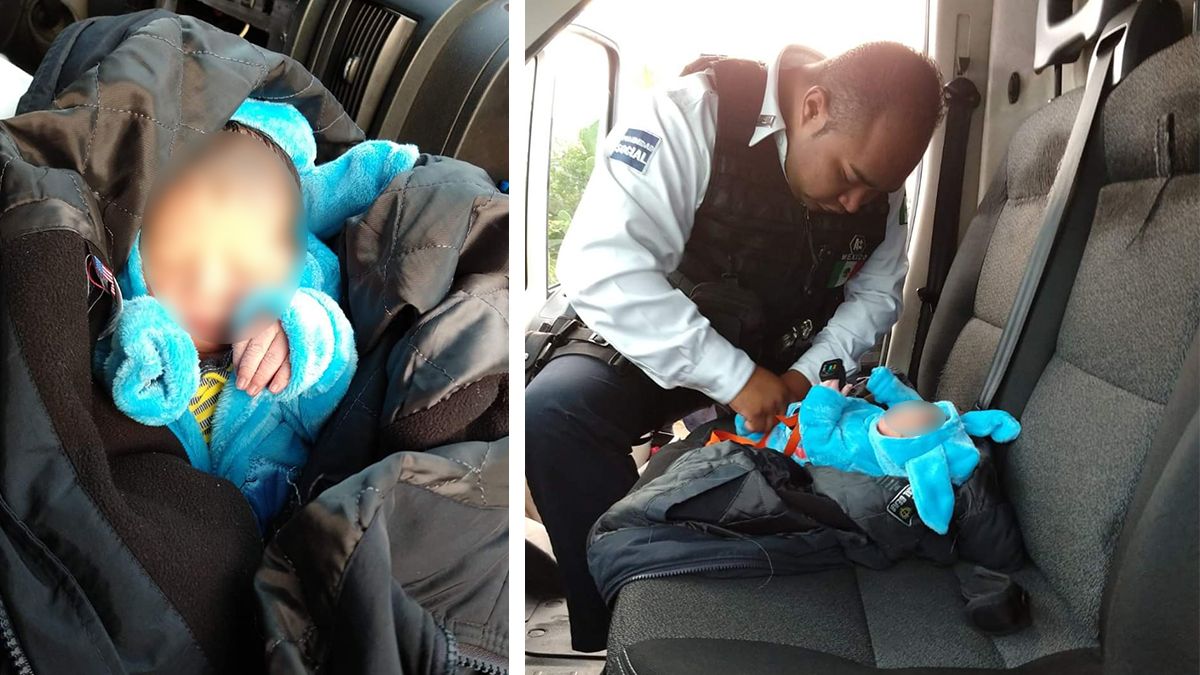 24 Morelos Bebé abandonada