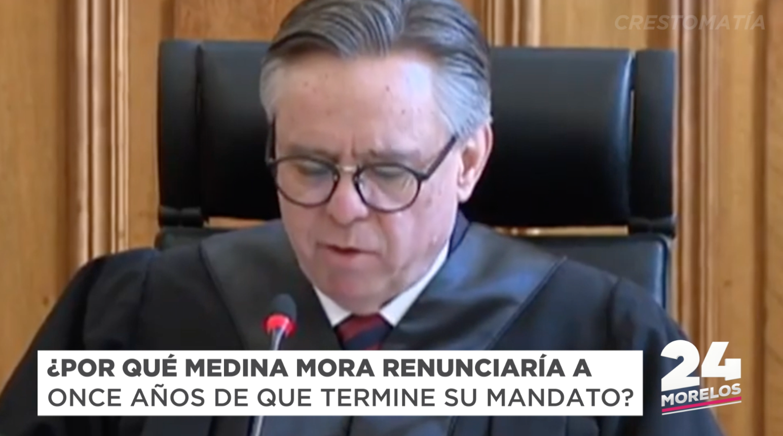 ¿Por qué renunció Medina Mora al cargo?